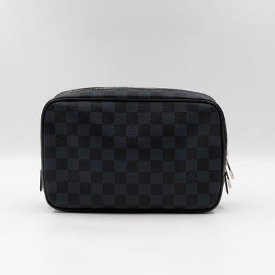 Toilet Pouch GM Damier Cobalt