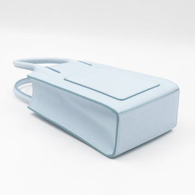 Micro Frances Phone Bag Light Blue Leather