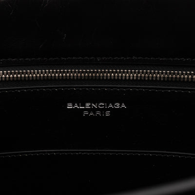 White Suede Clutch Black Leather Trim