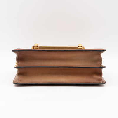 Uptown Crossbody Bag Brown Leather