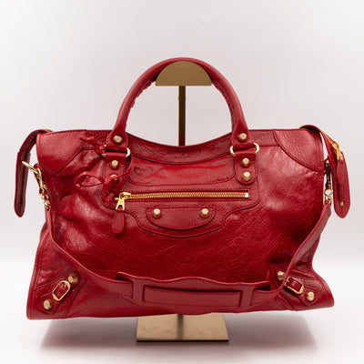 Classic City Red Leather
