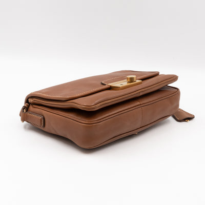 Sound Crossbody Bag Brown Leather