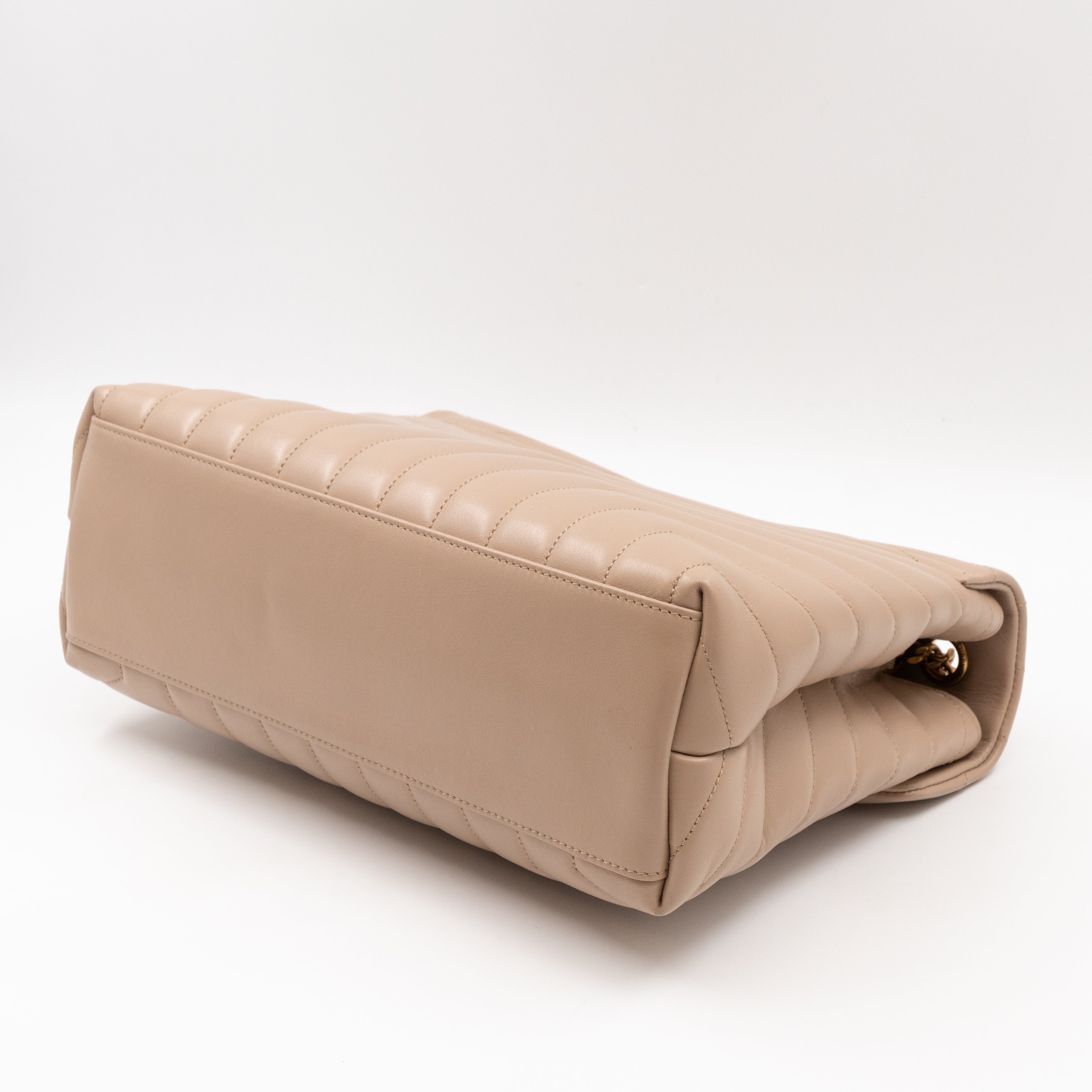 Loulou Medium Beige Leather