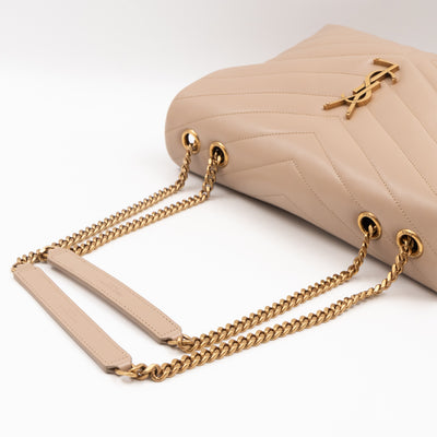Loulou Medium Beige Leather