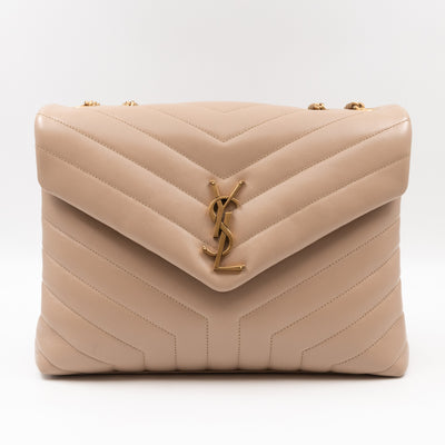 Loulou Medium Beige Leather