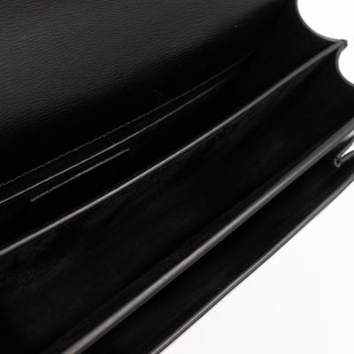 Sunset Medium Black Smooth Leather