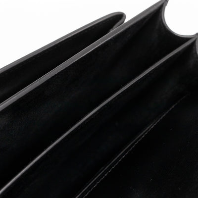Sunset Medium Black Smooth Leather