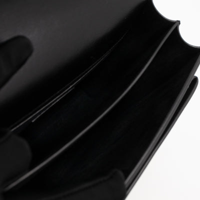 Sunset Medium Black Smooth Leather