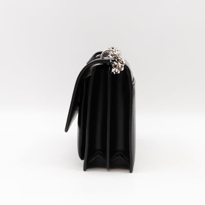 Sunset Medium Black Smooth Leather
