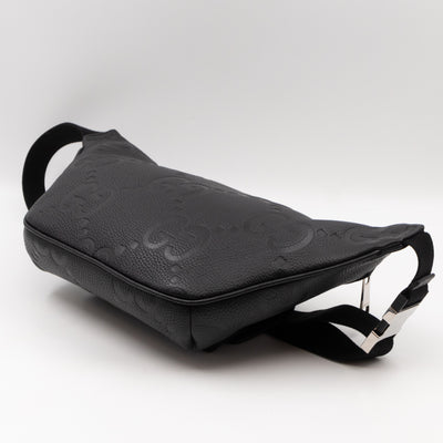Belt Bag Black Jumbo GG Leather
