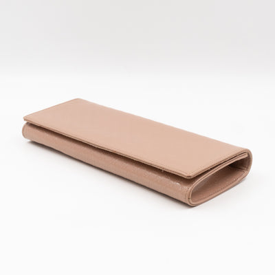 Broadway Clutch Beige Microguccissima Patent Leather