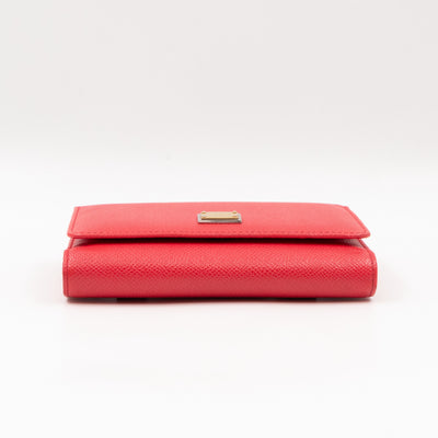 Sicily Von Belt Bag with Crystal Chain Pink Leather