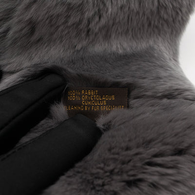 Rex Rabbit Grey Scarf Muffler