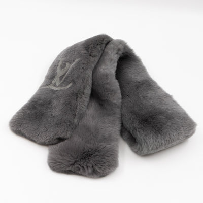 Rex Rabbit Grey Scarf Muffler