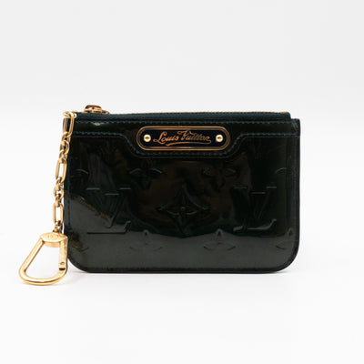 Key Pouch Dark Green Vernis