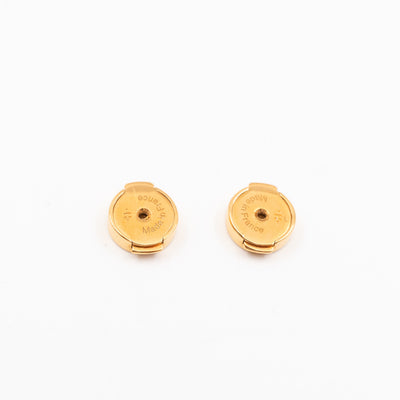 Pop H Earrings Red & Gold