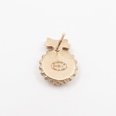 CC Bow Earrings Gold