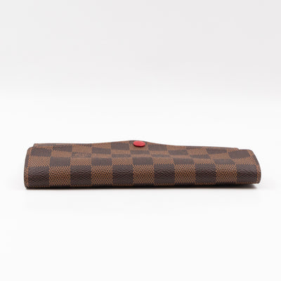 Josephine Wallet Damier Ebene Red