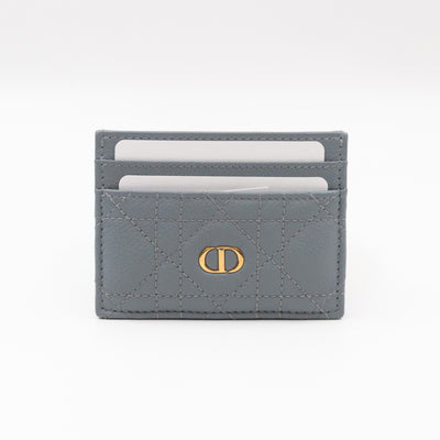 Caro Freesia Card Holder Cloud Blue Leather