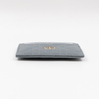 Caro Freesia Card Holder Cloud Blue Leather