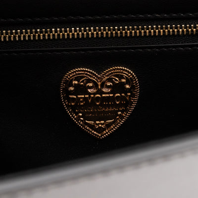 Devotion Medium Shoulder Bag Metallic Quilted Leather