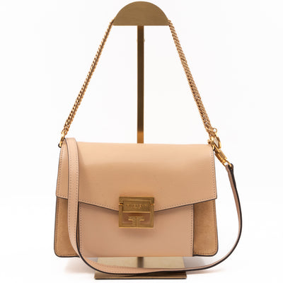 GV3 Small Crossbody Bag Beige Leather