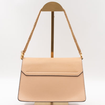GV3 Small Crossbody Bag Beige Leather