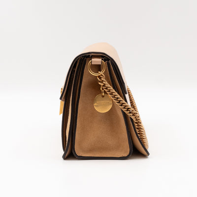GV3 Small Crossbody Bag Beige Leather