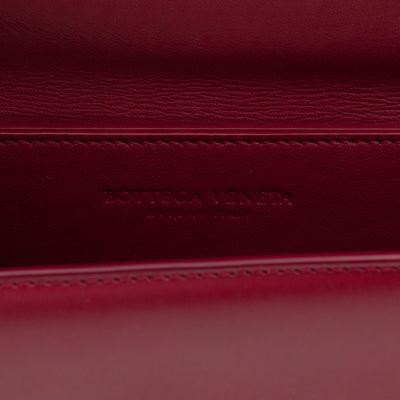 Classic Mini Crossbody Bag Spazzolato Calfskin Red Leather