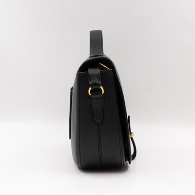 Tenby Crossbody Bag Black Calfskin Leather