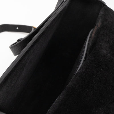 Tenby Crossbody Bag Black Calfskin Leather