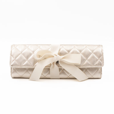 2.55 Jewelry Case Clutch Silver