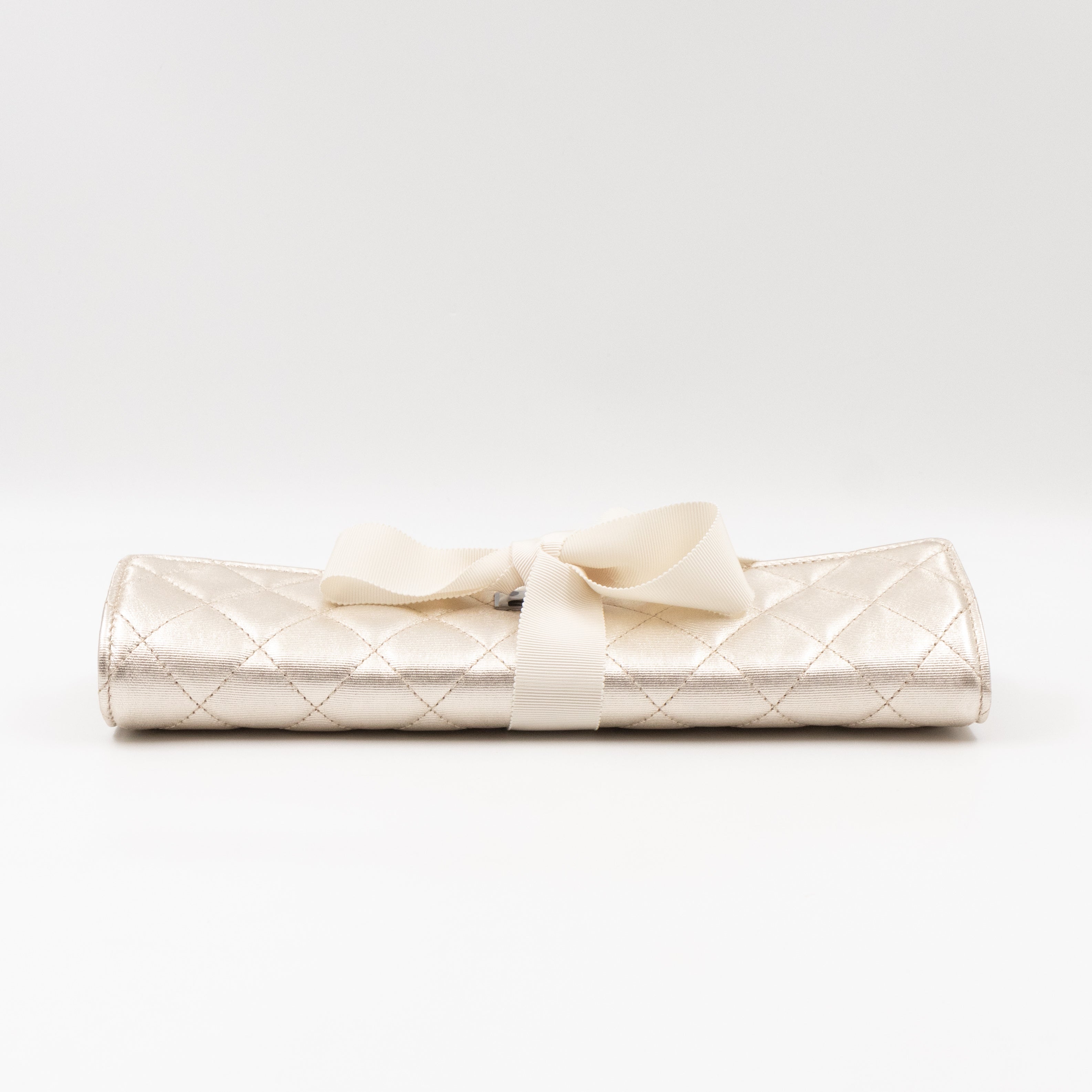 2.55 Jewelry Case Clutch Silver