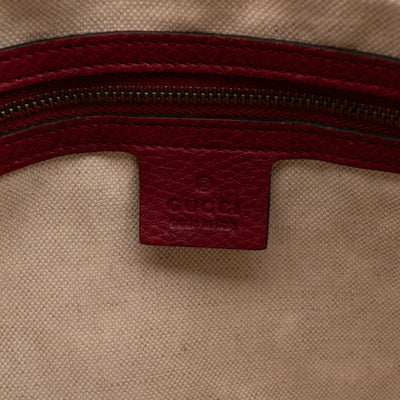 Miss GG Original Hobo Bag Red Leather