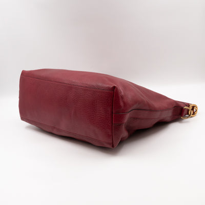 Miss GG Original Hobo Bag Red Leather