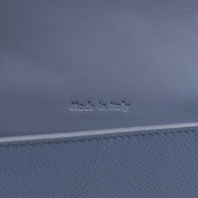Trotteur Bag Medium Light Blue Grained Calfskin Leather