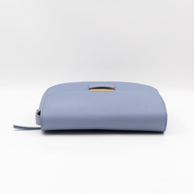 Trotteur Bag Medium Light Blue Grained Calfskin Leather