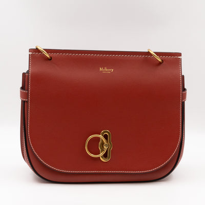 Amberley Medium Satchel Rust Leather