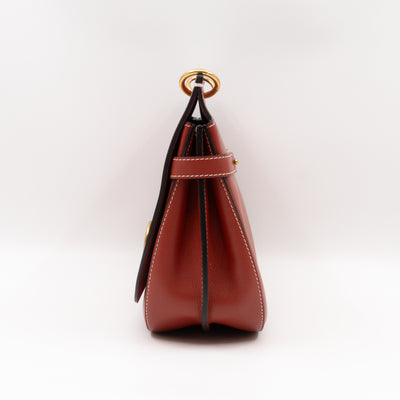Amberley Medium Satchel Rust Leather