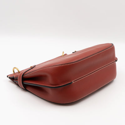 Amberley Medium Satchel Rust Leather