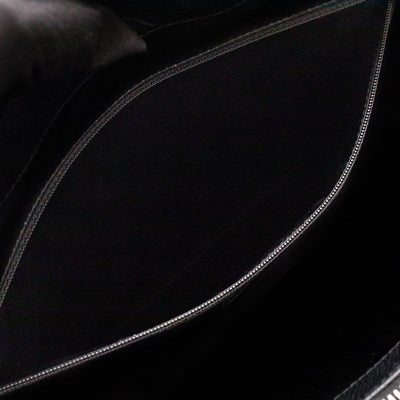 GST XL Grand Shopping Tote Black Caviar Silver