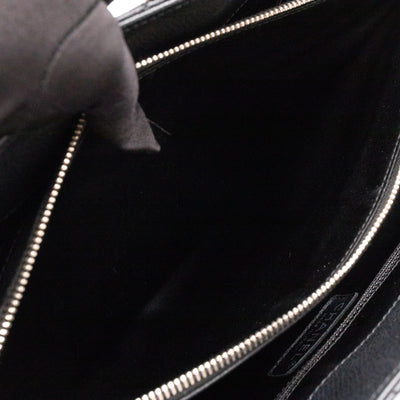 GST XL Grand Shopping Tote Black Caviar Silver