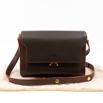 Trunk Bag Mini Brown Leather