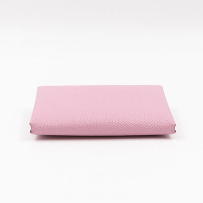 Calvi Duo Card Holder Mauve Sylvestre Leather
