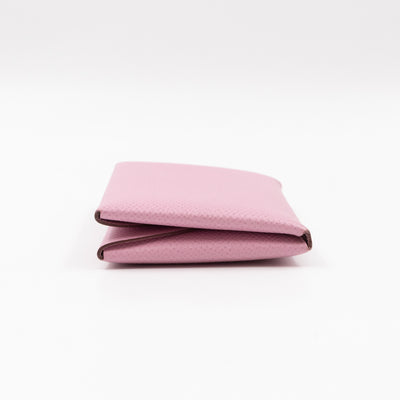 Calvi Duo Card Holder Mauve Sylvestre Leather