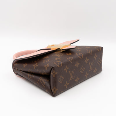 Locky BB Monogram Rose Poudre Leather