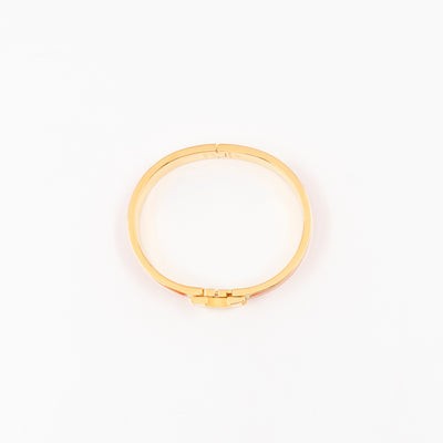 Clic H Bracelet GM Orange Gold