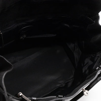 Bayswater Black Suede & Patent Leather