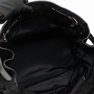 Bayswater Black Suede & Patent Leather