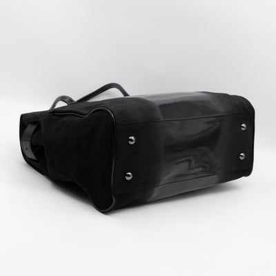 Bayswater Black Suede & Patent Leather